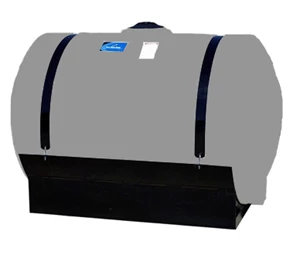 *HORIZ. TANK: 48" X 500 GAL, GRAY STD